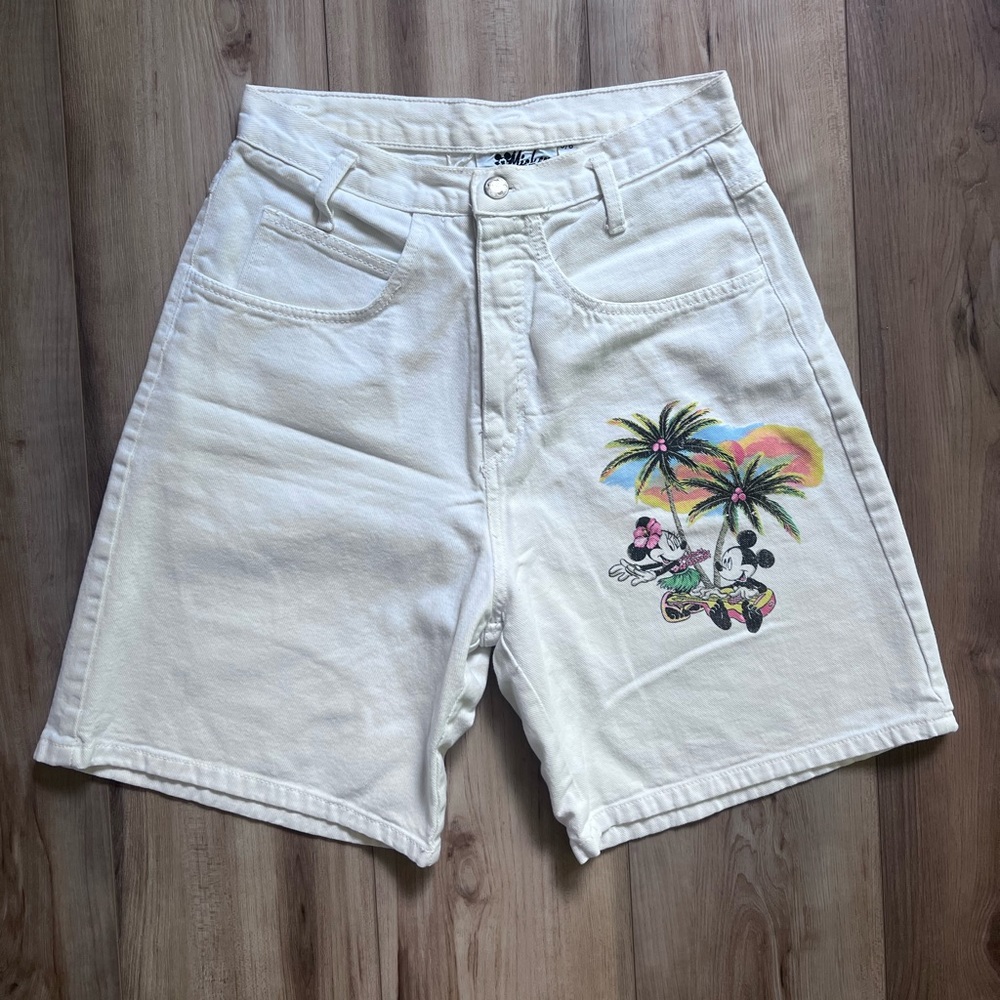 Vintage White Jean Shorts by Jerry Leigh
